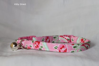 Handmade Cath Kidston Cotton Cat Kitten Safety Collar_2