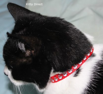 Christmas Cat Kitten Safety Collar, Bell, Christmas Charm