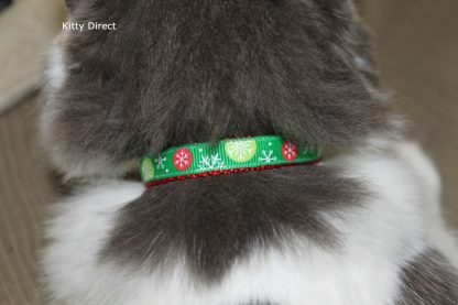 Christmas Cat Kitten Safety Collar, Bell, Christmas Charm_12