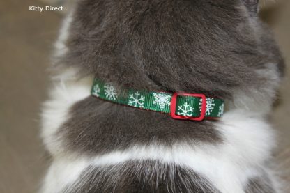 Christmas Cat Kitten Safety Collar, Bell, Christmas Charm_15