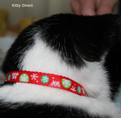 Christmas Cat Kitten Safety Collar, Bell, Christmas Charm_17