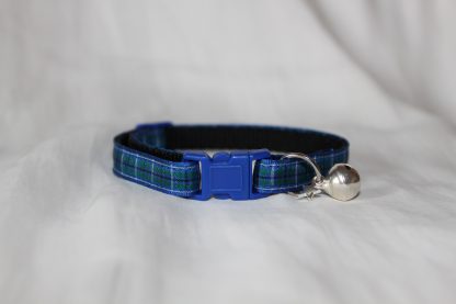 blue tartan cat collar kitty direct_5