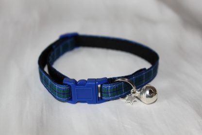 blue tartan cat collar kitty direct_3