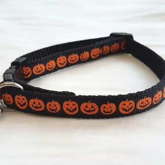 Halloween Pumpkins Cat Kitten Safety collar