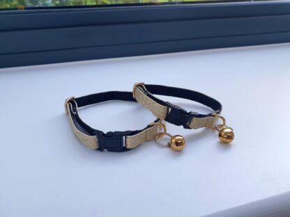 Gold cat kitten collar 4