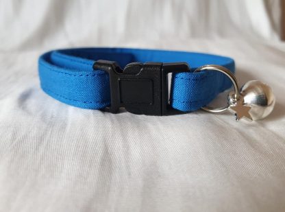 Blue Cotton Cat Kitten Safety Collar 1