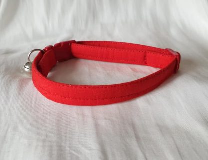 Red Cotton Cat Kitten Safety Collar 1