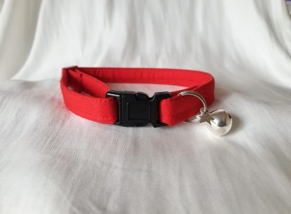 Red Cotton Cat Kitten Safety Collar 2