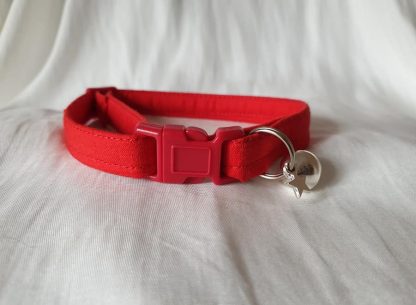 Red Cotton Cat Kitten Safety Collar 3