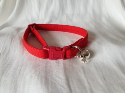 Red Cotton Cat Kitten Safety Collar 4